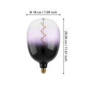 Zarowka led e27 4w 1800k 85lm fioletowa dekoracyjna t180 12554_5
