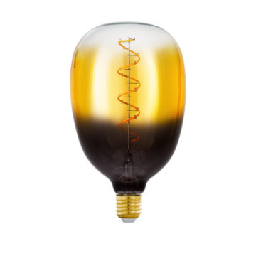 Zarowka led e27 4w 1700k czarno piaskowa dekoracyjna t120 110225