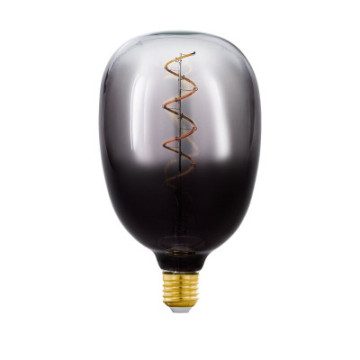 Zarowka led e27 4w 1800k czarno szaro przezroczysta smoky t120 110227