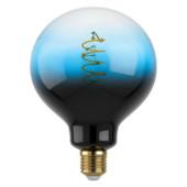 Zarowka led e27 4w 2000k 85lm niebieska dekoracyjna g125 glob 12555
