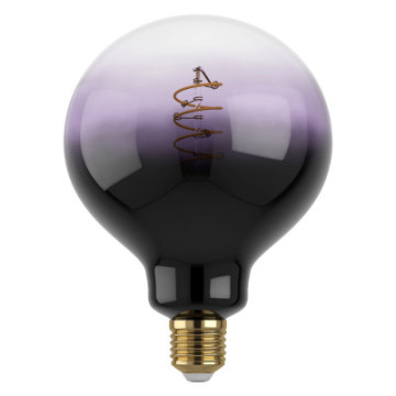 Zarowka led e27 4w 1800k 85lm fioletowa dekoracyjna g125 glob 12557