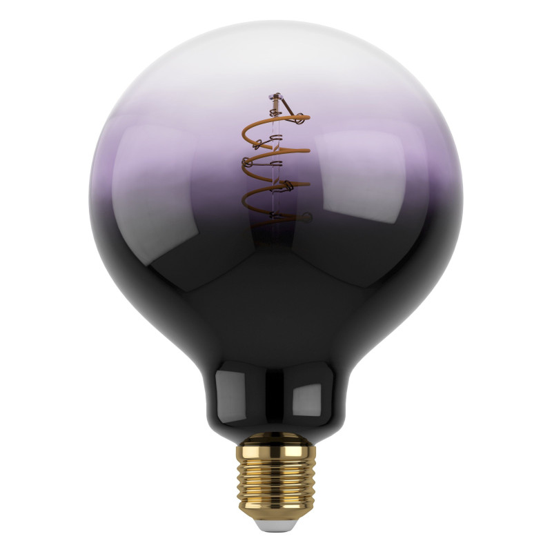 Zarowka led e27 4w 1800k 85lm fioletowa dekoracyjna g125 glob 12557