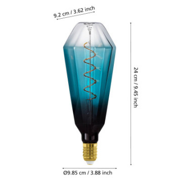 Zarowka led e27 4w 2000k czarno niebieska dekoracyjna t100 110235_4