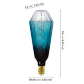 Zarowka led e27 4w 2000k czarno niebieska dekoracyjna t100 110235_4