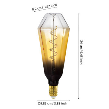 Zarowka led e27 4w 1700k czarno piaskowa dekoracyjna t100 110236_4
