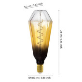 Zarowka led e27 4w 1700k czarno piaskowa dekoracyjna t100 110236_4