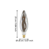 Zarowka led e27 4w 2000k 100lm czarno przezroczysta smoky cf78 dekoracyjna 110275_5