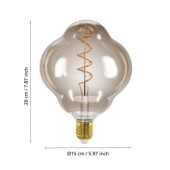 Zarowka led e27 4w 2000k 200lm amber cl150 dekoracyjna 110252_5