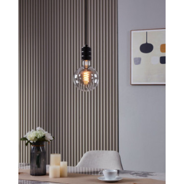 Zarowka led e27 2w 2000k 80lm smoky przezroczysta g125 glob 110256
