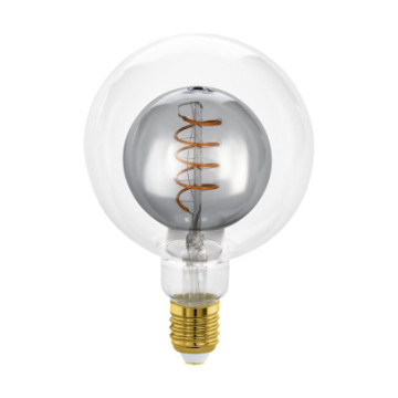 Zarowka led e27 2w 2000k 80lm smoky przezroczysta g125 glob 110256_2