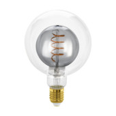 Zarowka led e27 2w 2000k 80lm smoky przezroczysta g125 glob 110256_2
