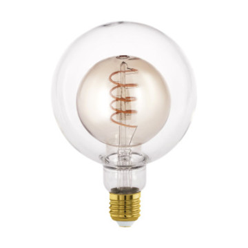 Zarowka led e27 4w 2000k 200lm amber przezroczysta g125 glob 110258_2