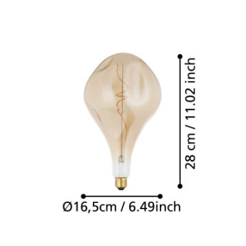 Zarowka led e27 4w 1800k amber d165 dekoracyjna 110233_4