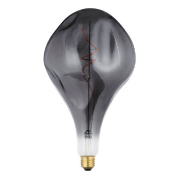 Zarowka led e27 4w 1800k czarno przezroczysta smoky d165 110234