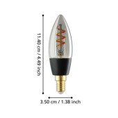 Zarowka led e14 4w 2000k 150lm smoky c35 sterowana smart home dekoracyjna 110322_5