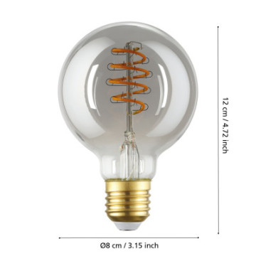 Zarowka led e27 4w 2000k 150lm smoky g80 glob sterowana smart home dekoracyjna 110286_5