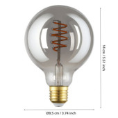 Zarowka led e27 4w 2000k 150lm smoky g95 glob sterowana smart home dekoracyjna 110287_5