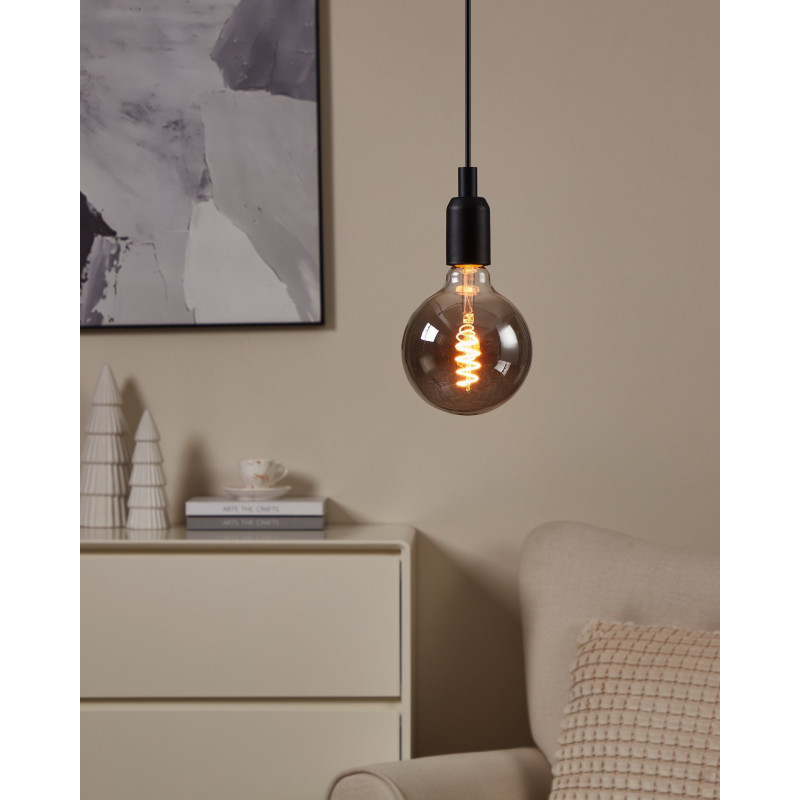 Zarowka led e27 4w 2000k 150lm smoky g125 glob sterowana smart home dekoracyjna 110288