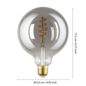 Zarowka led e27 4w 2000k 150lm smoky g125 glob sterowana smart home dekoracyjna 110288_5