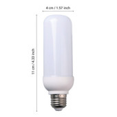 Zarowka led e27 3w 1600k 90lm t40 dekoracyjna efekt plomienia 110165_4