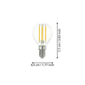 Zarowka led e14 7w 2700k 806lm przezroczysta p45 kulka 110021_5