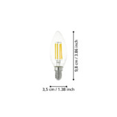Zarowka led e14 7w 2700k 806lm przezroczysta c35 swiecowa 110016_6