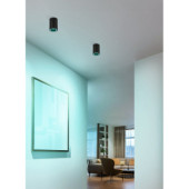 carosso z oprawa sufitowa led gu10 czarna tubka spot plafon smart home 901168