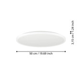 rovito oprawa sufitowa plafon led 50cm ip44 bialy okragly 901448_6