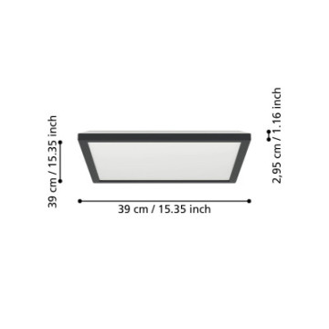 rovito oprawa sufitowa plafon led 39x39cm ip44 czarny kwadratowy 901443_6