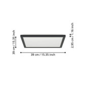 rovito oprawa sufitowa plafon led 39x39cm ip44 czarny kwadratowy 901443_6