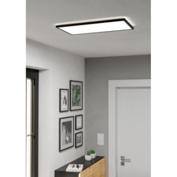 rovito oprawa sufitowa plafon led 57x30cm ip44 czarny prostokatny 901445