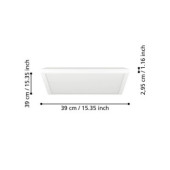 rovito oprawa sufitowa plafon led 39x39cm ip44 bialy kwadratowy 901451_6