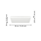 rovito r oprawa sufitowa plafon led 39x39cm ip44 na pilota bialy kwadratowy 901461_7