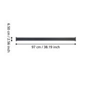 neviano lampa scienna kinkiet zewnetrzny led 97cm czarny 900678_5