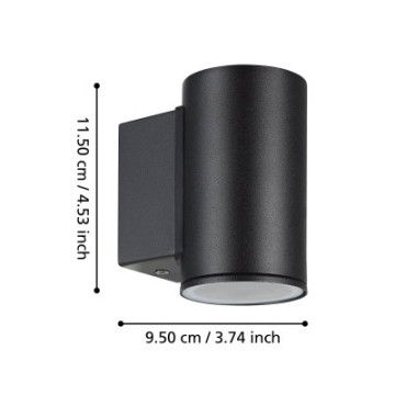 izzalini lampa scienna kinkiet zewnetrzny led czarny ip44 900995_5