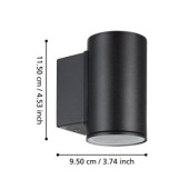 izzalini lampa scienna kinkiet zewnetrzny led czarny ip44 900995_5