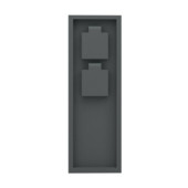 park 5 slupek ogrodowy 2x gniazdo 230v antracyt ip54 901031_4