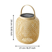 marliano oprawa solarna lampion drewniany ip44 24x21 cm 901087_5