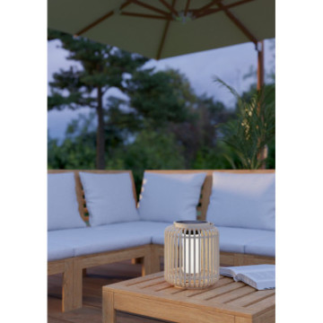 marliano oprawa solarna lampion drewniany ip44 24x21 cm 901088