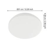 approdo plafon led 26 cm ip54 z czujnikiem ruchu lampa scienna   sufitowa 901527_2