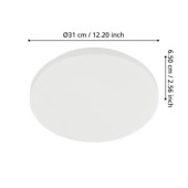 approdo plafon led 31 cm ip54 lampa scienna   sufitowa 901525_2
