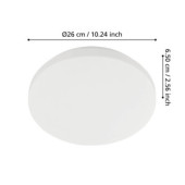 approdo plafon led 26 cm ip54 lampa scienna   sufitowa 901524_2