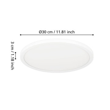 minerario plafon led 30 cm ip54 bialy okragly lampa scienna   sufitowa 901576_5
