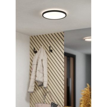 minerario plafon led 30 cm ip54 czarny okragly lampa scienna   sufitowa 901572