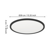minerario plafon led 39 cm ip54 czarny okragly lampa scienna   sufitowa 901573_5
