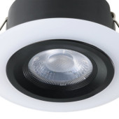 calogne oprawa wpuszczana led 4%2C8w 3000k okragla czarna zestaw 3 sztuk 900915_3