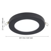 fueva flex oprawa wpuszczana led 5%2C5w 4000k czarna 900934_5