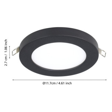 fueva flex oprawa wpuszczana led 5%2C5w 3000k czarna 900931_5