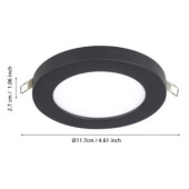 fueva flex oprawa wpuszczana led 5%2C5w 3000k czarna 900931_5