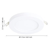 fueva flex oprawa wpuszczana led 5%2C5w 3000k biala 900932_6